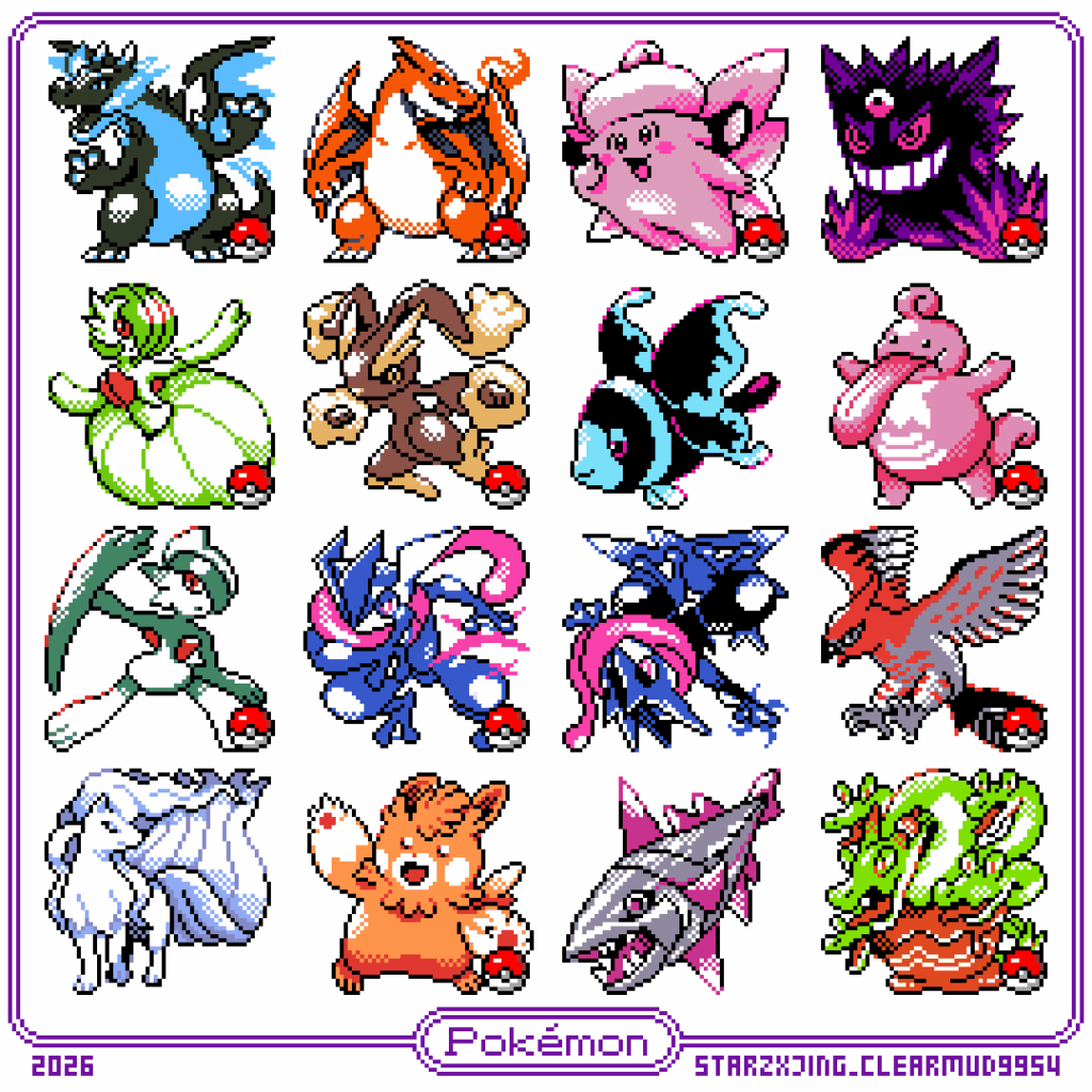 [OC] Pokemon in Gen2 style EP7 (Polished+New)