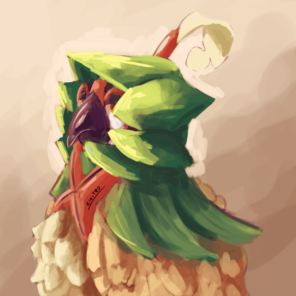[OC] Decidueye painting