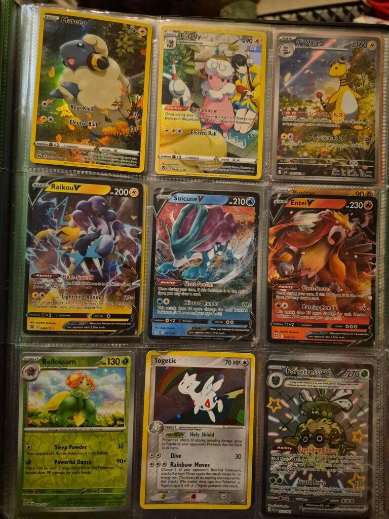 My current WIP Johto collection, still needs a new binder and organization