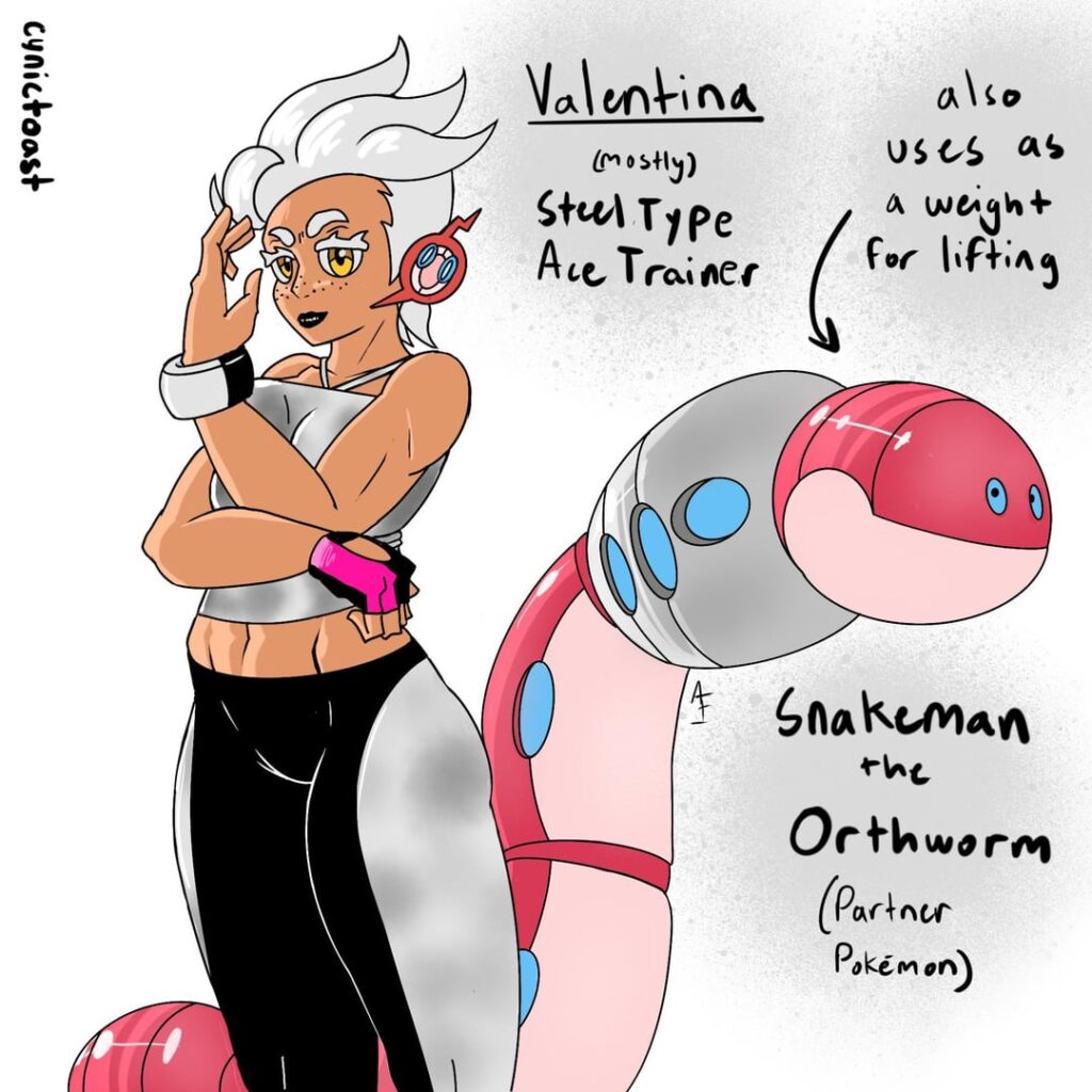 My Pokémon Champions trainer as an actual character/OC!