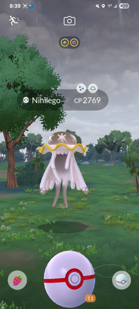 There is a god. I just caught a shiny Nihilego.