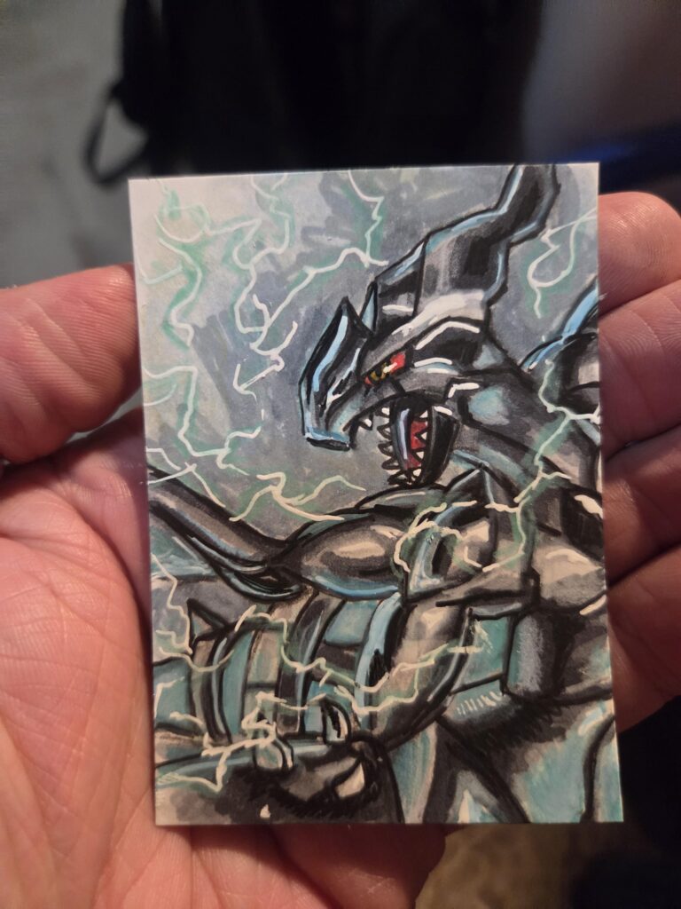 [OC] Just finished this Zekrom Sketch Card tonight, hope you like it!