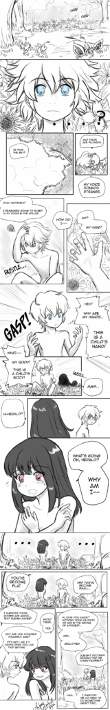 [OC] My fanfic reverse-isekai manga.