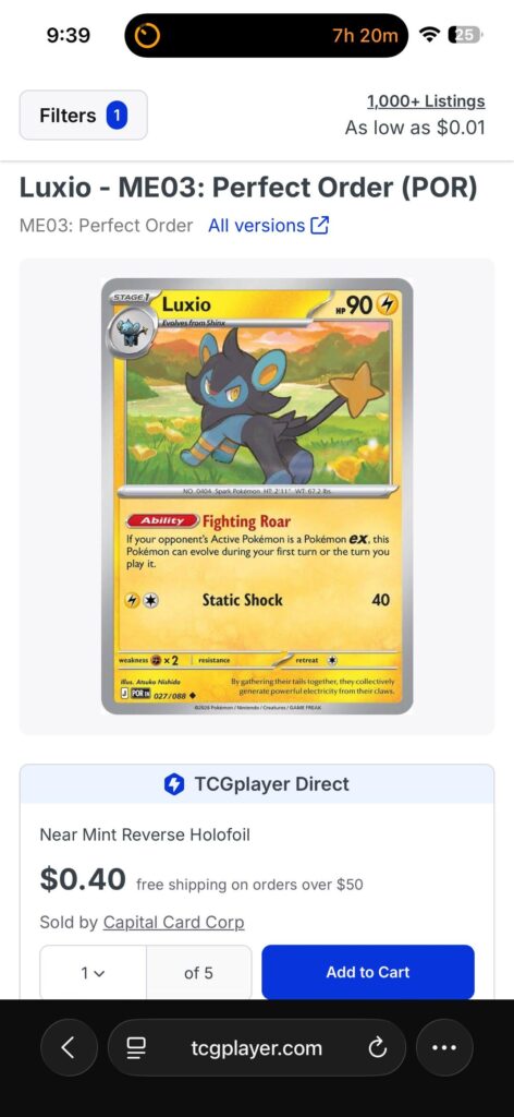 Help with understanding Luxio “fighting roar” ability