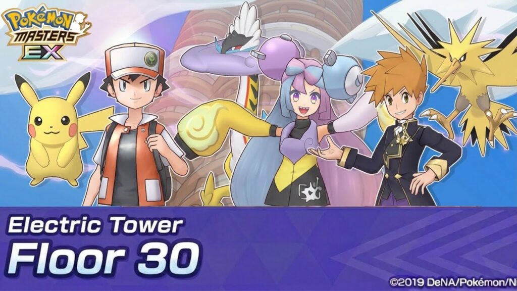 Level 30 Electric Tower COMPLETE! Pokemon Masters EX!