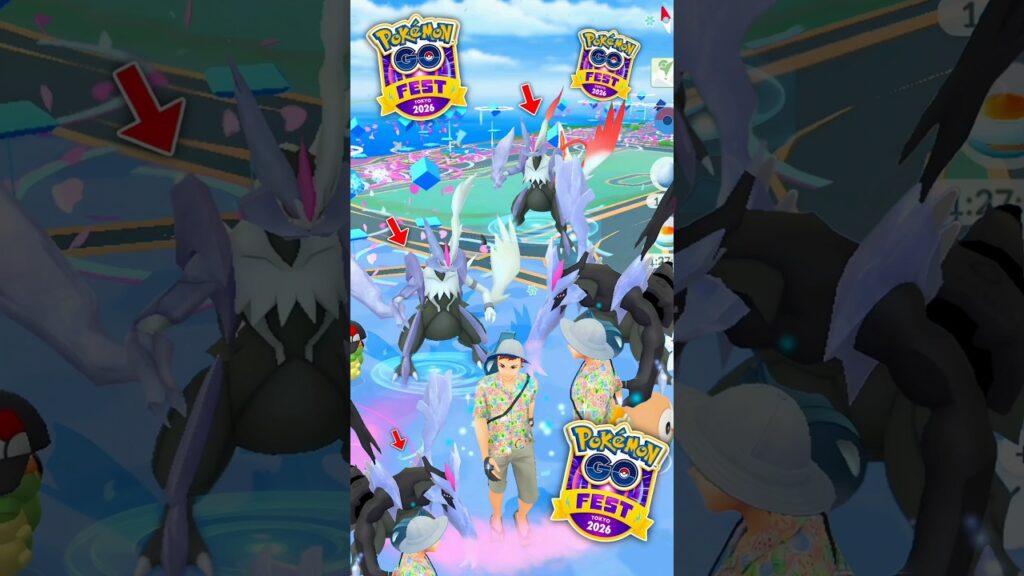 Gofest Gave Me shiny Black & White Beast in pokemon go.