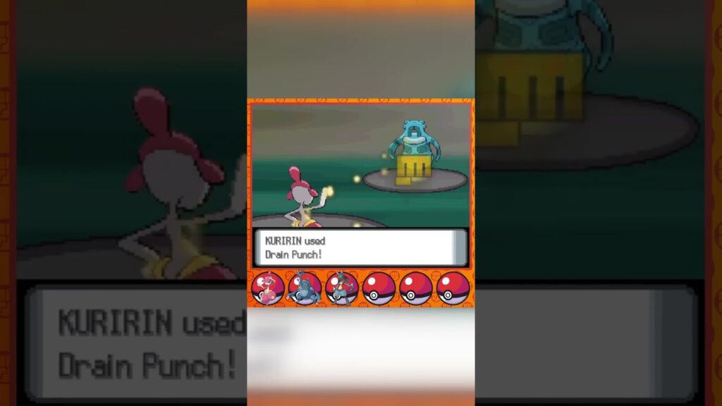 Battling the Elite Four with FIGHTING TYPES ONLY #shorts #pokemon #nuzlocke #gaming #letsplay