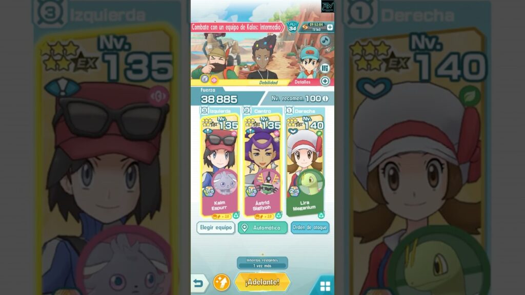 POKEMON Masters EX. Combate por regiones en EXPERTO (LV 100) #pokemonmasters