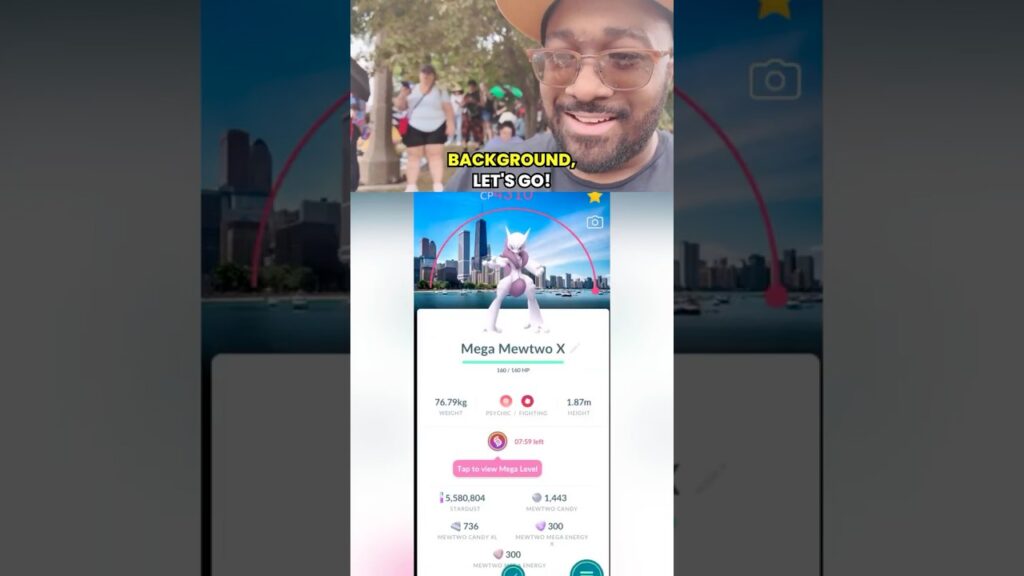 Mega Mewtwo X In Pokemon Go! #pokemon #pokemongo #mewtwo #mewtwox #megamewtwox #pokemongofest #fyp
