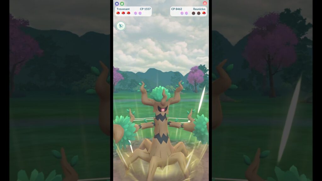 Triple Trevenant in Pokemon GO