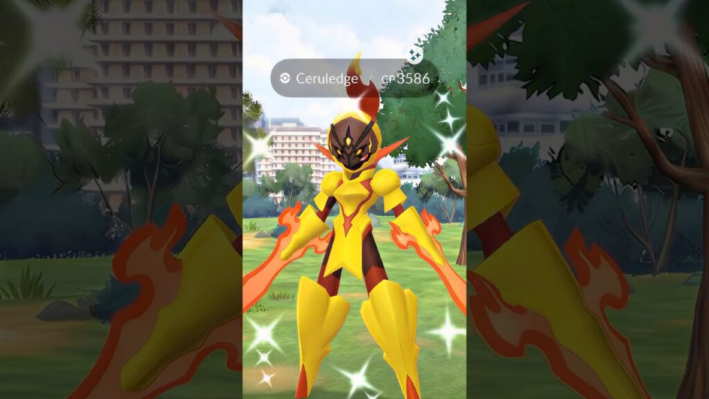 Finally Got Shiny Ceruledge in Pokemon GO!