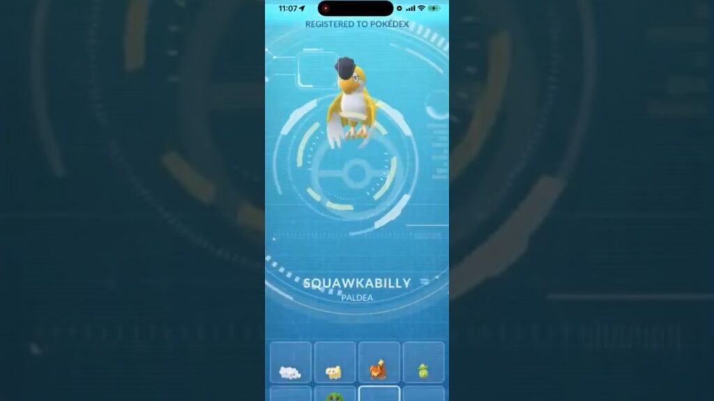 NEW Squawkabilly CAUGHT in Pokemon Go! #shorts #pokemon