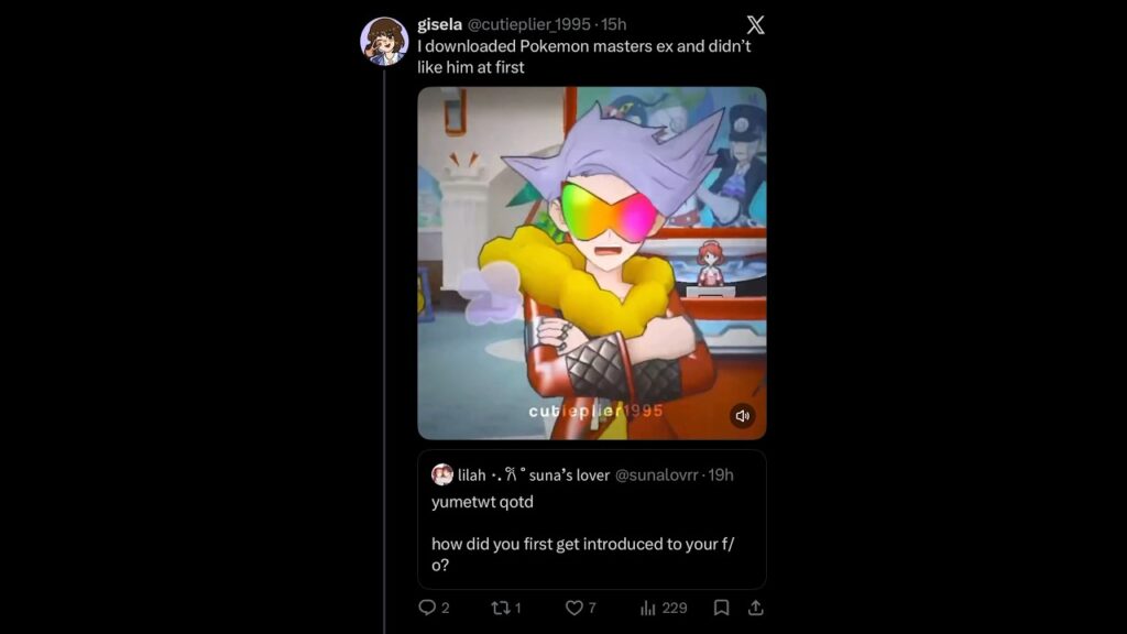 How did you first get introduced to your f/o? #yumeship #selfship #pokemonmasters