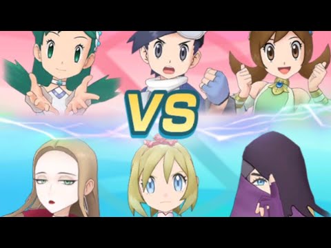 [Pokemon Masters EX] Anni Irida, Oleana and Atticus clear floor 30 of Poison Tower