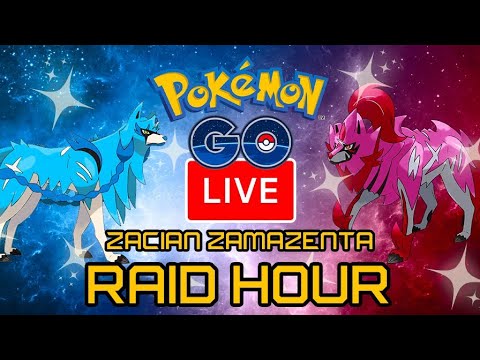Hosting Zacian & Zamazenta Raids Live | Pokemon GO Raid Hour