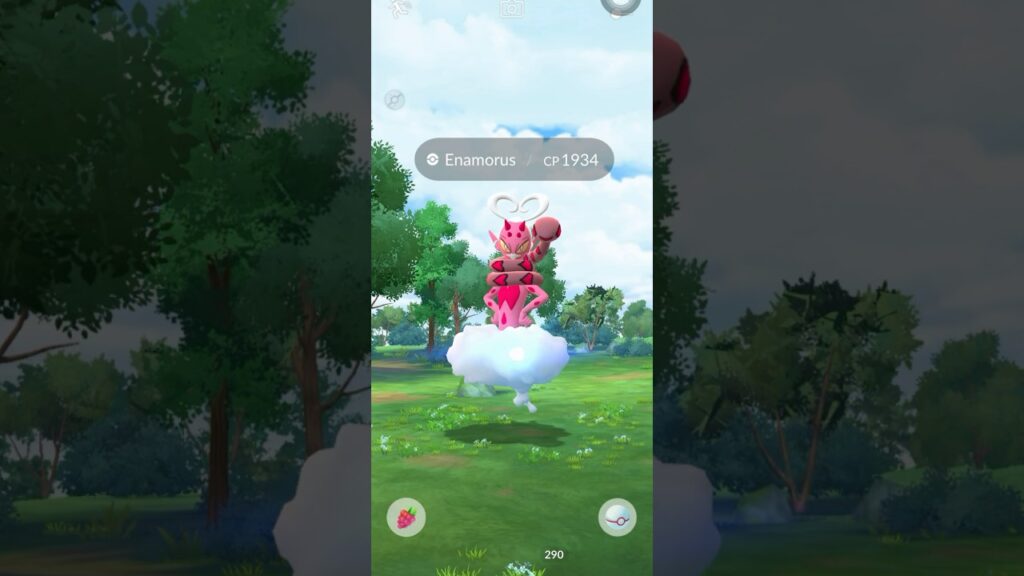 Enamorus Incarnate Forme Pokemon Go #shorts
