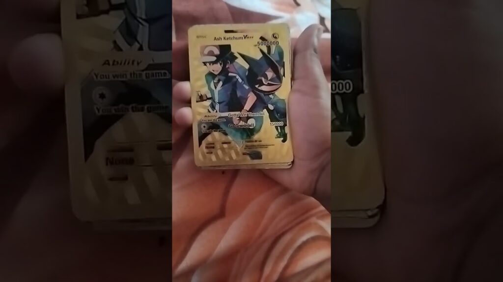 golden Pokemon card #pokemon #myteamforscarletandviolet #cards