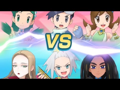 [Pokemon Masters EX] 1/5 Arc Geeta, 3/5 Oleana and 5/5 SS Roxie clear floor 30 of Poison Tower