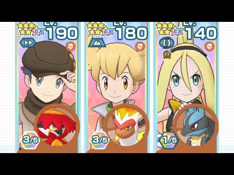 Pokemon Masters Fighting Floor 30 - 1/5* Rei, 1/5* Barry, 1/5 AS Korrina
