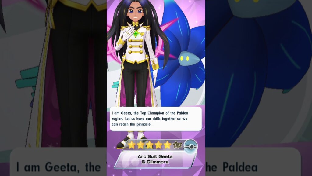 GEETA & GLIMMORA SYNC PAIR SUMMON #pokemon #pokemonmasters #pokemonmastersex #geeta #glimmora