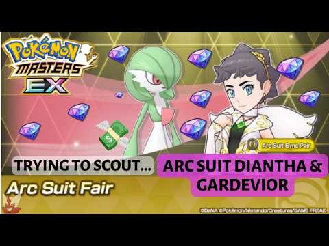 [Pokemon Masters EX] LIVE Scouting Arc Suit Diantha!!