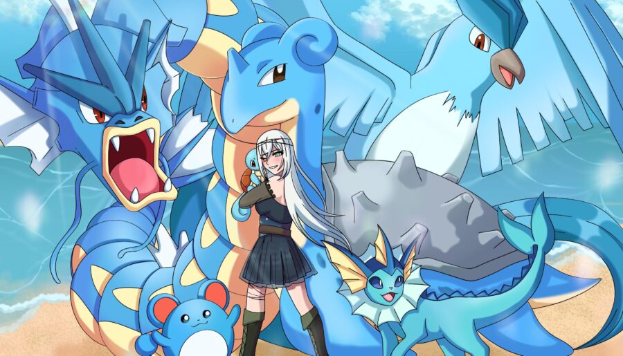 Pokemon trainer and team commission! OC