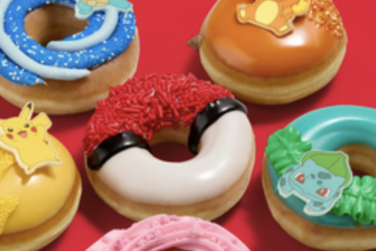 Pokémon-themed doughnuts arrive at Krispy Kreme for 30th anniversary celebration