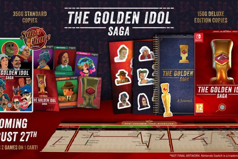 The Golden Idol Saga Nintendo Switch physical release announced