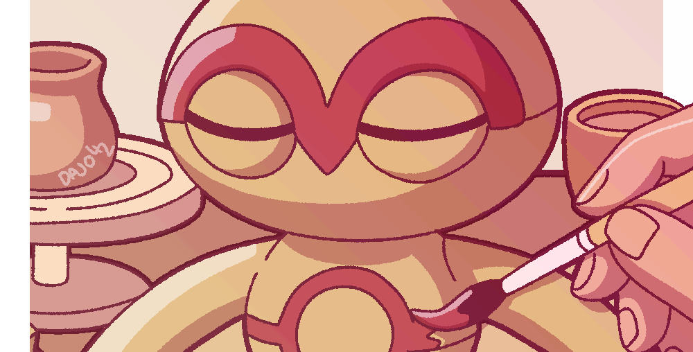 Painting a Baltoy (OC)
