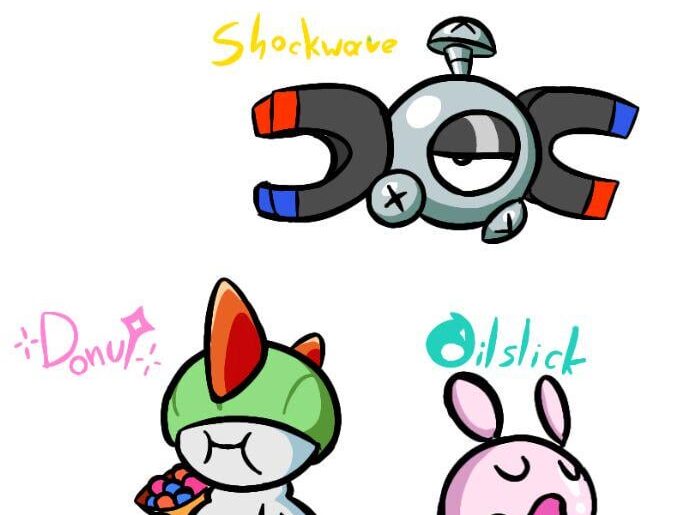Some Pokémon i like, i gave them nicknames (OC)