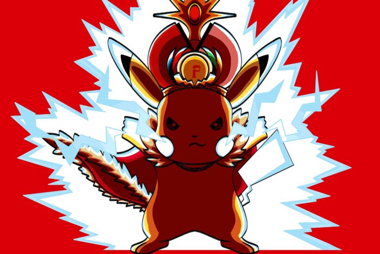 Pokemon worlds is here so here’s a champion pikachu[OC]