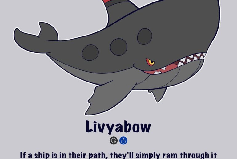 Dark whale fakemon (oc)