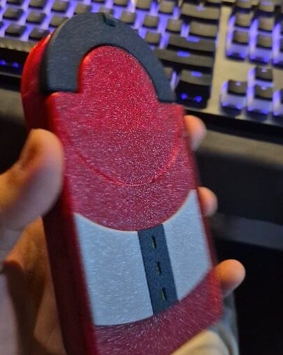 I made 3d printed pokédex credit card wallet