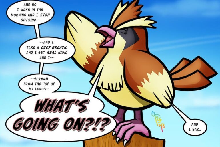 Pokemonthly: Pidgey [OC]