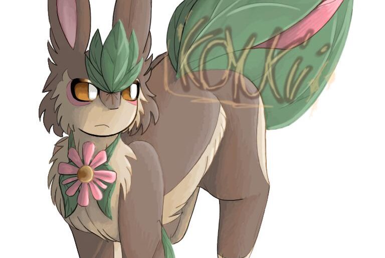 LEAFEON IF I MADE EM(FANMADE)Design 1