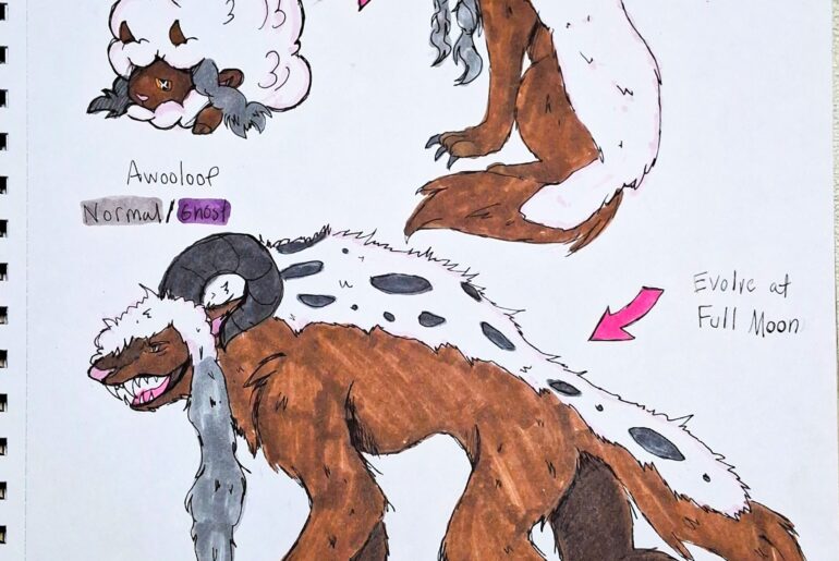 Updated Wooloo alt evolution line,(OC).