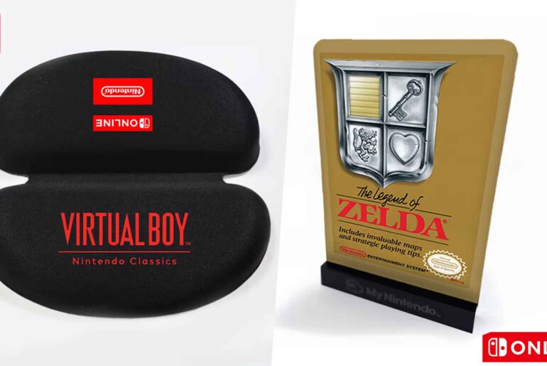 You can grab a Virtual Boy glasses case and a metal NES Zelda box display from My Nintendo Rewards – Nintendo Wire