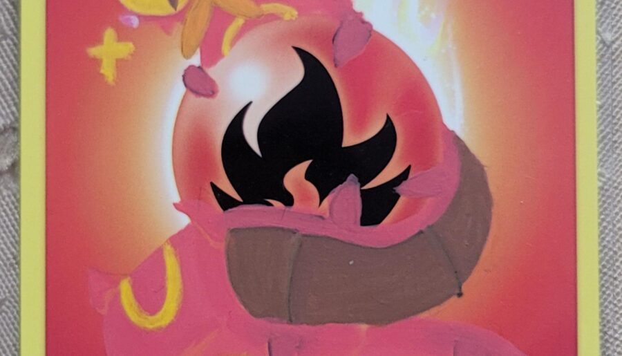 Sizzlipede Energy Custom Card I did for my bf :>
