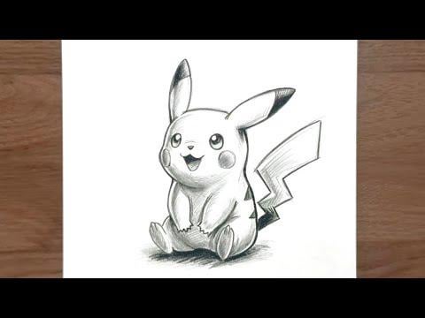 How to draw Pikachu easy, step by step | Cesar DZ ART