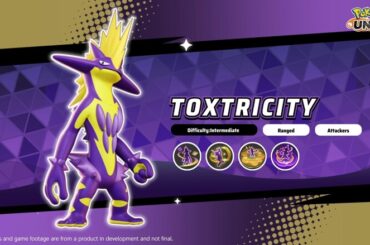Toxtricity now available in Pokémon UNITE