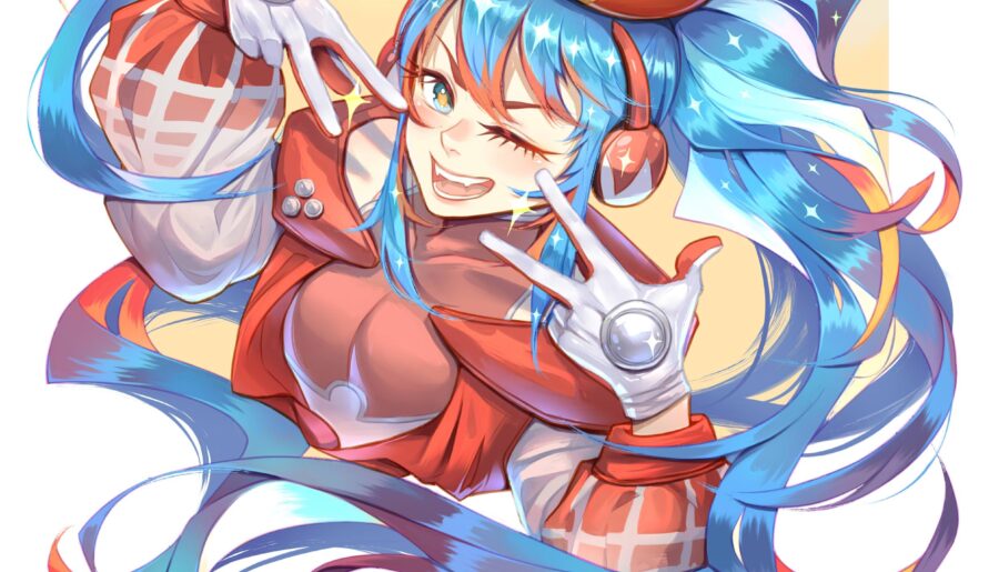 Fire Miku and Fuecoco from Pokemon Voltage