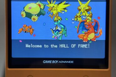 20 years later, I finally finished my very first Pokémon game.