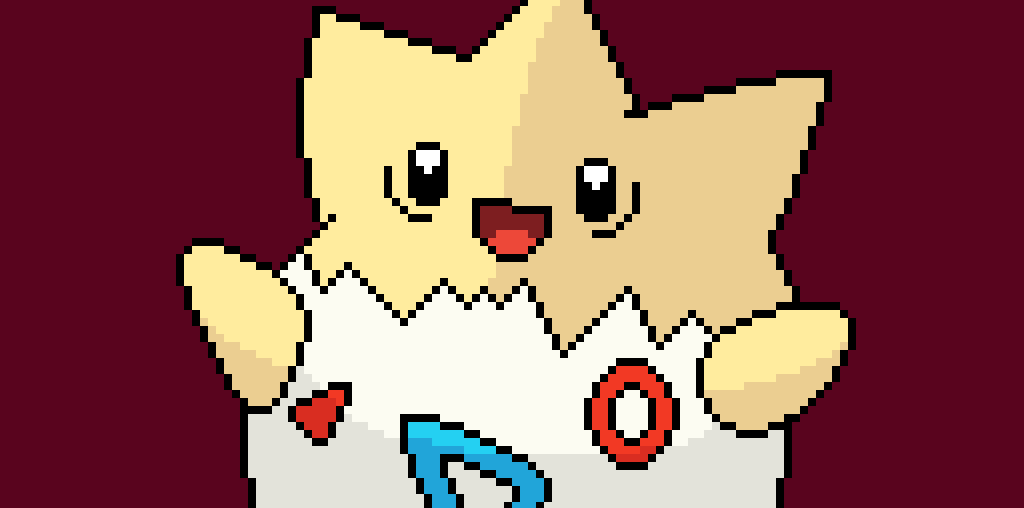 Togepi Pixel Art