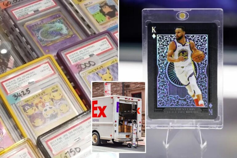 Nearly $1M in sports and Pokemon cards stolen from FedEx truck