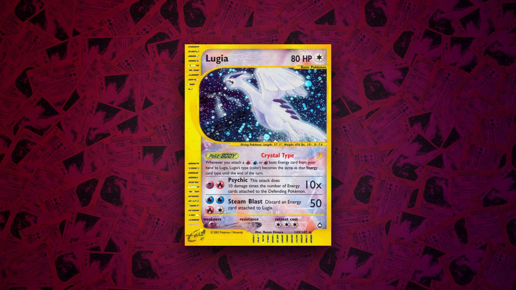 Aquapolis Holo Lugia Screenshot Pokémon TCG