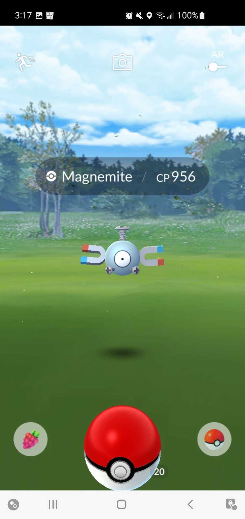 pokeball in motion infront of wild pokemon encounter